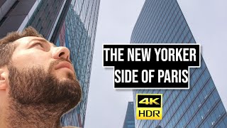 Paris La Defense : 4k Walking Tour (Grande Arche Skyscrapers, Restaurants)