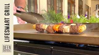 Lifesmart: Steak Kebabs on the Lifesmart Griddle