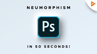 How To Neumorphism in Photoshop UNDER 50 SECONDS!