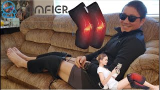 COMFIER Heated Knee Brace Massager | Stress \u0026 Pain Relief