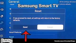 How to Reset Samsung Smart TV to Factory Settings