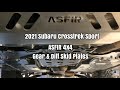 ASFIR 4x4 Skid Plates Install - 2021 Subaru Crosstrek Sport - OCTurboJoe