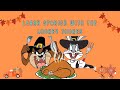 Thanksgiving Fiesta with Looney Tunes Characters Teaching Spanish!