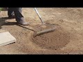 absorbing standing water on infields