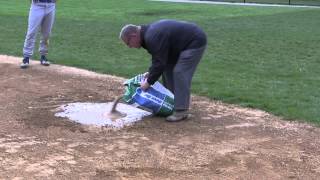 Absorbing Standing Water on Infields