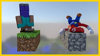 Steve vs Mario - Super Smash Bros. Ultimate [Softbody Race]