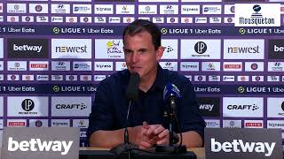 La réaction de Régis Le Bris après Toulouse FC - FC Lorient (2-2) 22-23