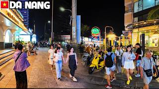 My Khe Beach to Nguyen Van Thoai Street At Night - Da Nang City Vietnam Walking Tour