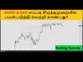 யாரும் சொல்லாத Trading Secrets | ENTRY at EXIT சிறந்தமுறையில் பயன்படுத்தி வெற்றி காண்பது? Part 1