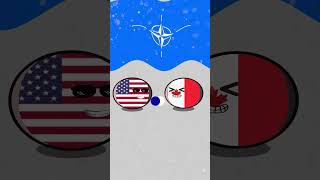 US foreign policy past and 2025  #countryballs  #history #2025 #usa #canada #trump