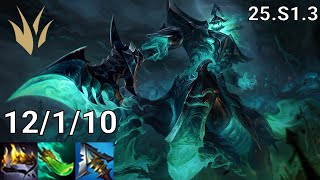 Hecarim Jungle vs Volibear - EUW Master  | Patch 25.S1.3