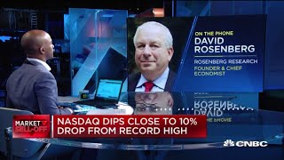 Downward pressure on tech stocks won't relent anytime soon: Economist David Rosenberg