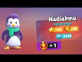 Stumble Guys Skin Pinguin Purple Lucu