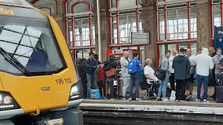 busy Preston train station