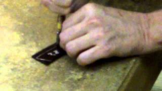 Cutting Technique-Cutting A Long Thin Crooked Piece Of Glass V019