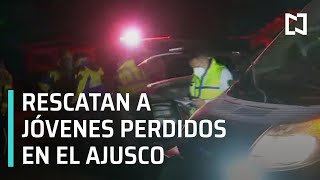 Rescatan a jóvenes extraviados en el Ajusco, CDMX - Las Noticias con Carlos Hurtado