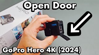 GoPro Hero (2024): How to Open Door Compartment