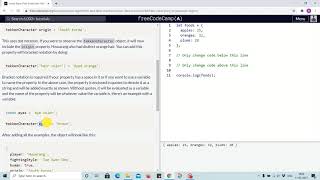 Tutorial 13 - add key value pairs to JavaScript object - freecodecamp