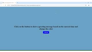 How to Create a Color-Changing Button and Time-Based Greeting with JavaScript