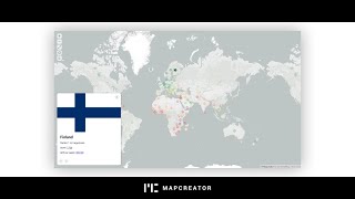 Data binding and interactive maps in Mapcreator