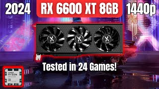 RX 6600 XT \u0026 Ryzen 5 7500F :  24 Games Tested in 2024! | 1440p