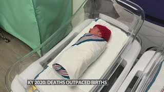 Kentucky's death rate exceeded its birth rate in 2020