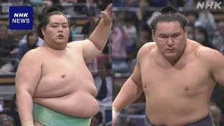 大相撲九州場所 8日目 大関 琴櫻と豊昇龍 ともに勝ち1敗守る