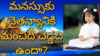 మనస్సు కు మంచి చెడ్డది తెలుసుతుంది అంటారు. చైతన్యకి మంచిది చెడ్డది ఉందా? Does mind know good and bad