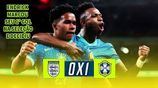 GOL DE ENDRICK O NOVO PELÉ DO BRASA | Inglaterra x Brasil | Melhores Momentos | 23/03/2024