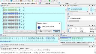 linux stripped kernel debug and disassemble with ida and vmware