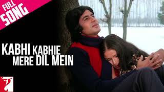 Kabhi Kabhie Mere Dil Mein | Full Song | Rakhee, Amitabh Bachchan, Shashi Kapoor | Lata Mangeshkar
