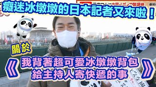 冰墩墩被當坐墊　“狂熱Fans”日本記者快急哭了！