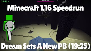 Dream's Fastest / Disqualified Minecraft 1.16 Speedrun