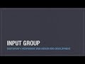 Bootstrap 4 (Alpha 6) components: Input group