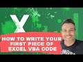 How to write your First Piece of Excel VBA Code