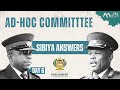 Day 6 - Parliament Ad-Hoc Committee - General Shadrack Sibiya Answers Questions from the committee
