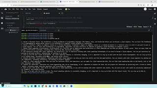 AI Demo: Python Script for Amazon Bedrock to output responses