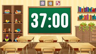 37 Minute Timer with Fun Playful Kids Music Instrumental Countdown
