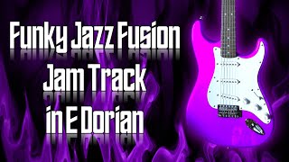 Funky Jazz Fusion Jam Track in E Dorian 🎸 Guitar Backing Track