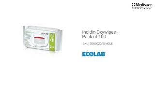 Incidin Oxywipes Pack of 100 3083020 SINGLE