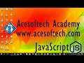 JavaScript Form Validation Part 1- Acesoftech Academy