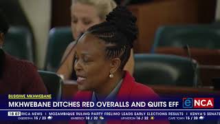 Busisiwe Mkhwebane ditches red overalls and quits EFF