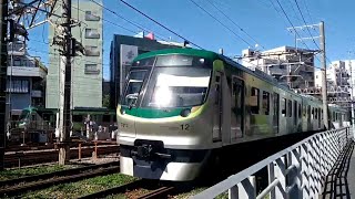 [最新製造グループ] 東急7000系池上線 7112F 雪が谷大塚(IK-09)～御嶽山(IK-10) 通過