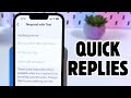 iPhone 16e Tutorial - Setting Up Quick Reply Messages for Incoming Calls