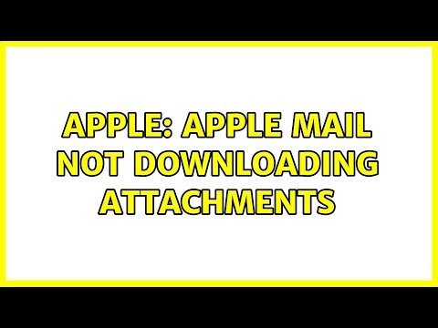 Apple: Apple Mail not downloading attachments (3 Solutions!!)