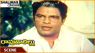Rao Gari Illu Movie || Nutan Prasad Planning To Destroy Government Officer || ANR || Shalimarcinema