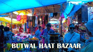 BUTWAL HAAT BAZAAR - 4k Virtual Travelling Walking Nepal