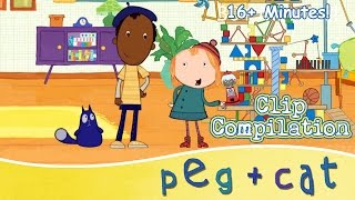 Peg + Cat - Learing to Count Clip Compilation