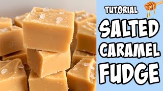 Salted Caramel Fudge! Recipe tutorial #Shorts