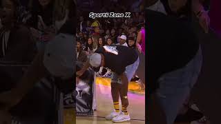 Lakers Fan Injured After Half Court Shot #anthony #nbahighlights